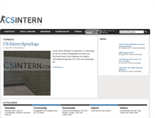 Tablet Screenshot of cs-intern.com